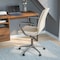 Flash Furniture Taupe LeatherSoft Office Chair with Chrome Arms GO-21111B-TAUPE-CHR-GG - alternate 3